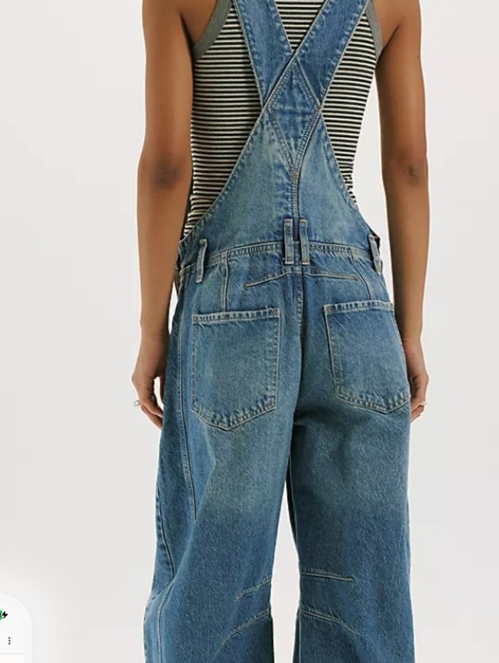 We The Free Lucky You Barrel Overalls, Size Med, nwot... Gorgeous - Picture 3 of 6